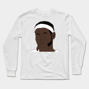 Funny NBA Meme - Lebron Digs His Nose Long Sleeve T-Shirt